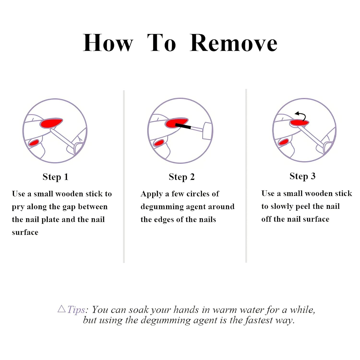 Long Square Press on Nails Red French Tip Fake Nails Squoval Glue Ons Artificial Acrylic Nail 24Pcs Glossy with Goth Design